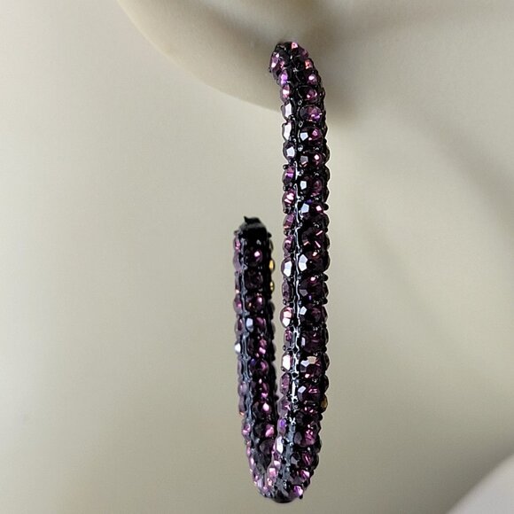 Half Hoop Earrings - Picture 4 of 10